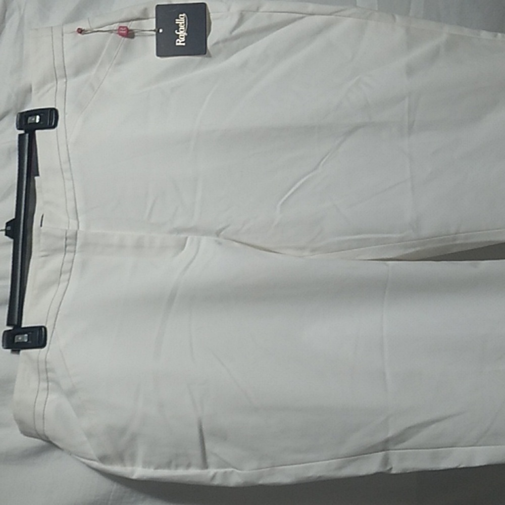 SALE! NWT Rafaella Curvy Straight Leg White Sportswear Pants Sz.18W (BX43) - Picture 2 of 15